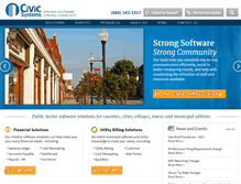 Tablet Screenshot of civicsystems.com